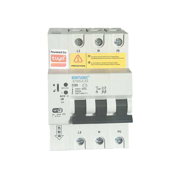 WiFi ST65LE-63wf2 Series Multi Munus IoT Intelligent RCBO Intelligent Circuit Breaker